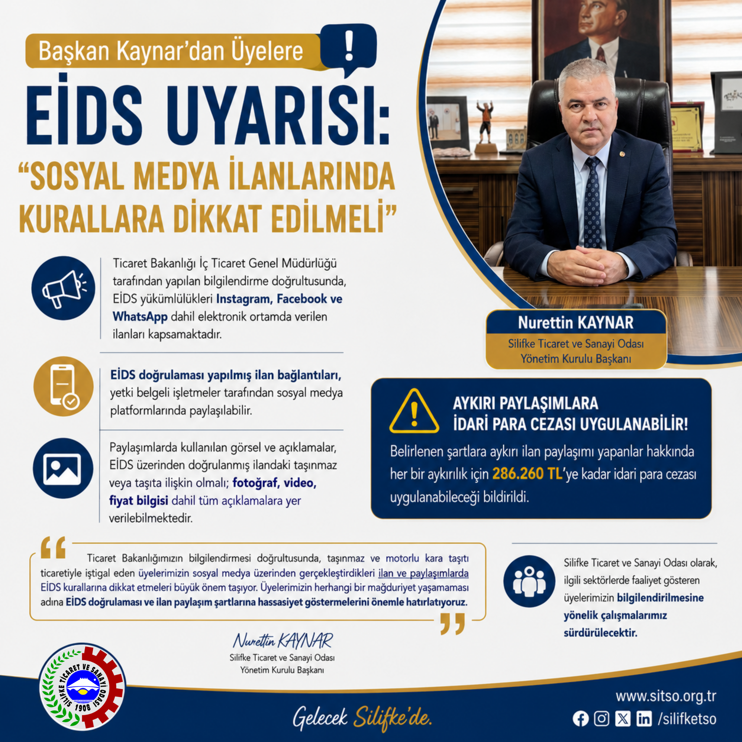Elektronik İlan Doğrulama Sistemi (EİDS) Kuralları Hakkında Duyuru